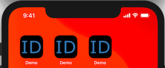 App Icons before screenshot